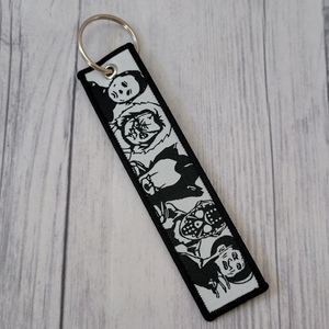 Horror Embroidered Keychain Friends